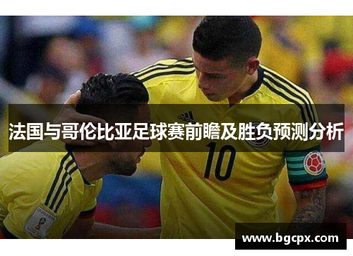 法国与哥伦比亚足球赛前瞻及胜负预测分析